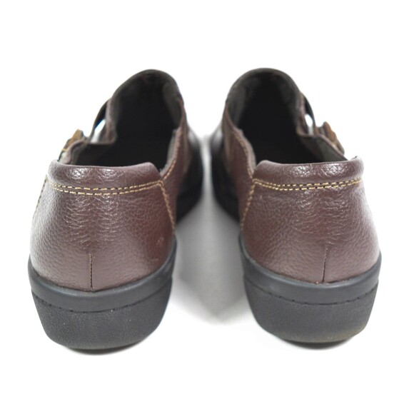 Clarks Cheyn Madi Brown Leather Slip On Shoes Size 9M - Picture 4 of 8